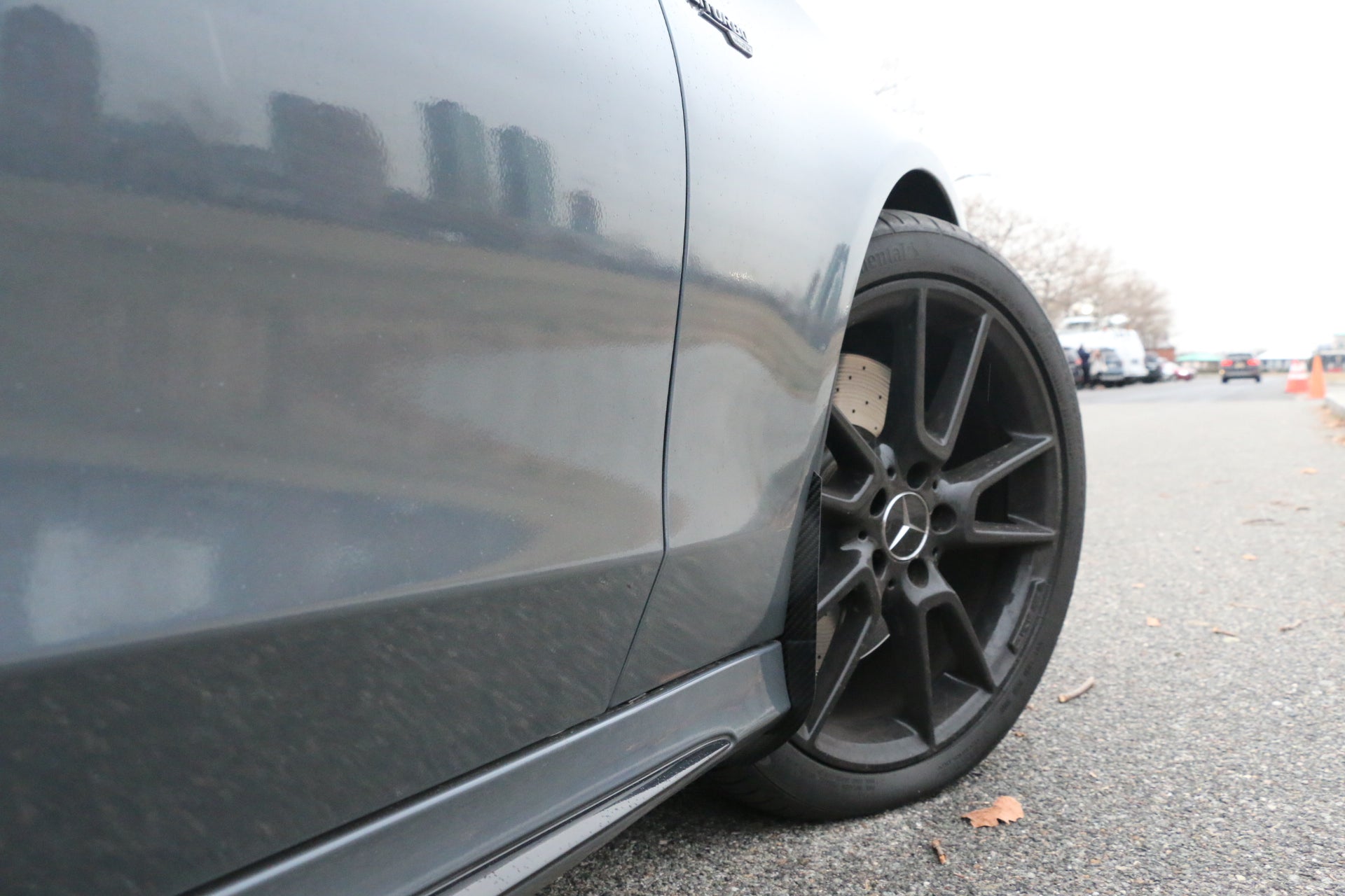 Aero Republic Mercedes Benz C43 C63 AMG Carbon Fiber Arch Guards Mud Flaps Front & Rear Package