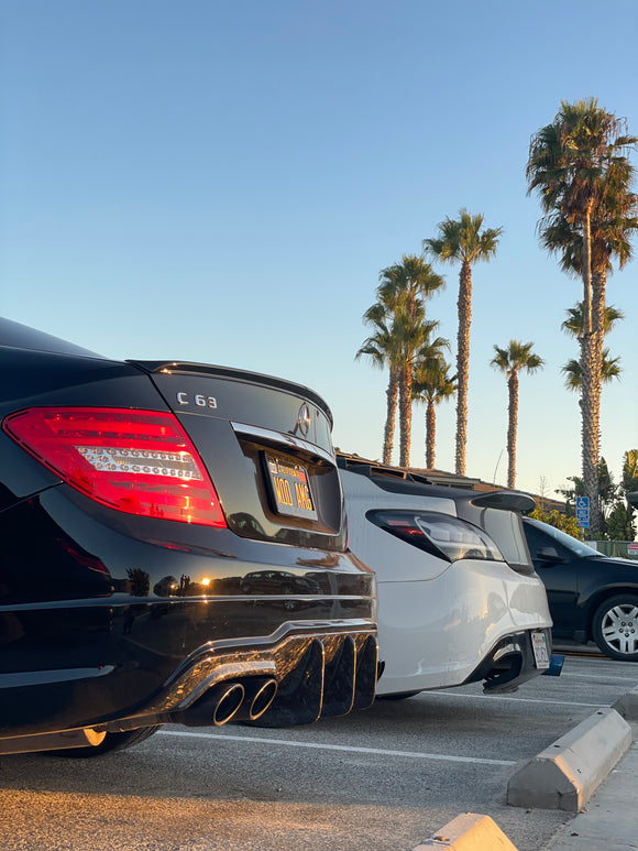 Carbon Fiber Big Fin Diffuser C63 ( Sedan / Coupe )