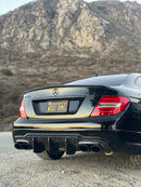 Carbon Fiber Big Fin Diffuser C63 ( Sedan / Coupe )-5