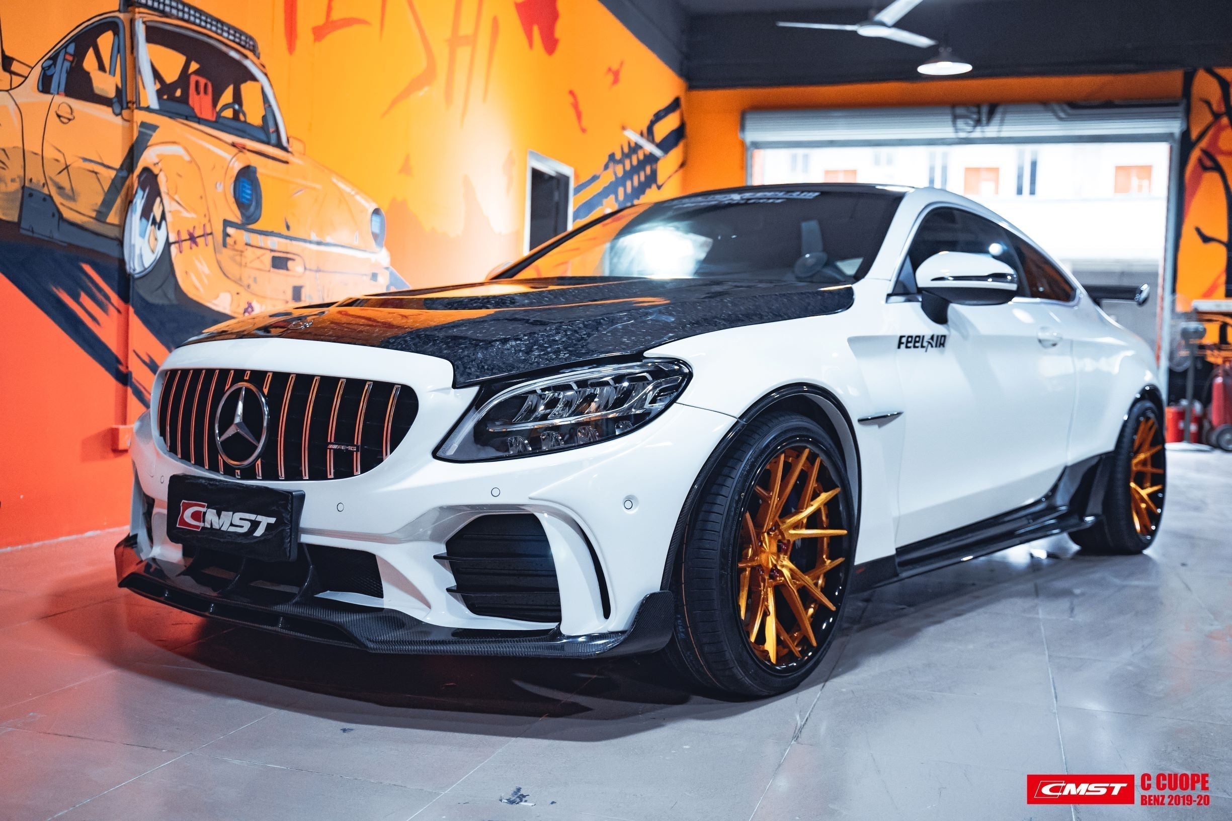CMST Tuning Front Bumper for Mercedes-Benz C43 C300 2015-2021