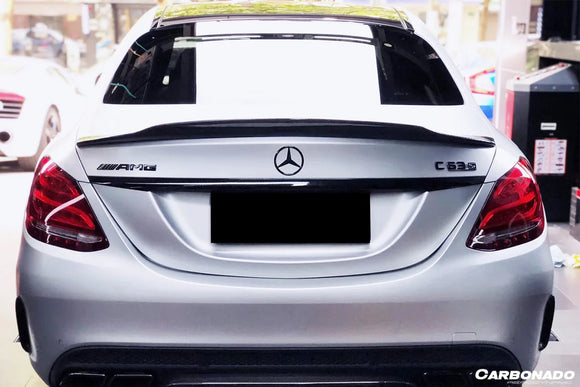2015-2021 Mercedes Benz C-Class W205 Sedan PS Style Trunk Spoiler