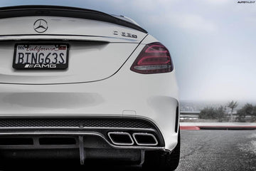 PSM DYNAMIC CARBON FIBER DECKLID SPOILER MERCEDES-BENZ W205 C63 - 0