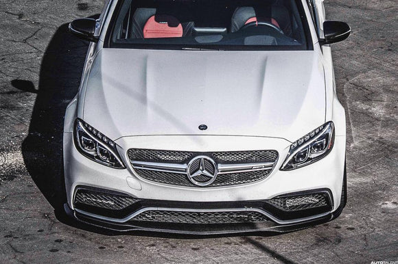 PSM DYNAMIC CARBON FIBER FRONT SPOILER MERCEDES-BENZ W205 C63 AMG