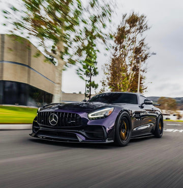 Paktechz Carbon Fiber Front Lip Ver.1 for Mercedes benz AMG GT/GTS/GTC C190 2018-2021 - 0