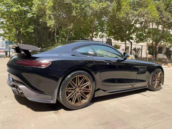 Paktechz Mercedes benz AMG GT GTS C190 Ver.1 Carbon Fiber Side Skirts 2015-2021