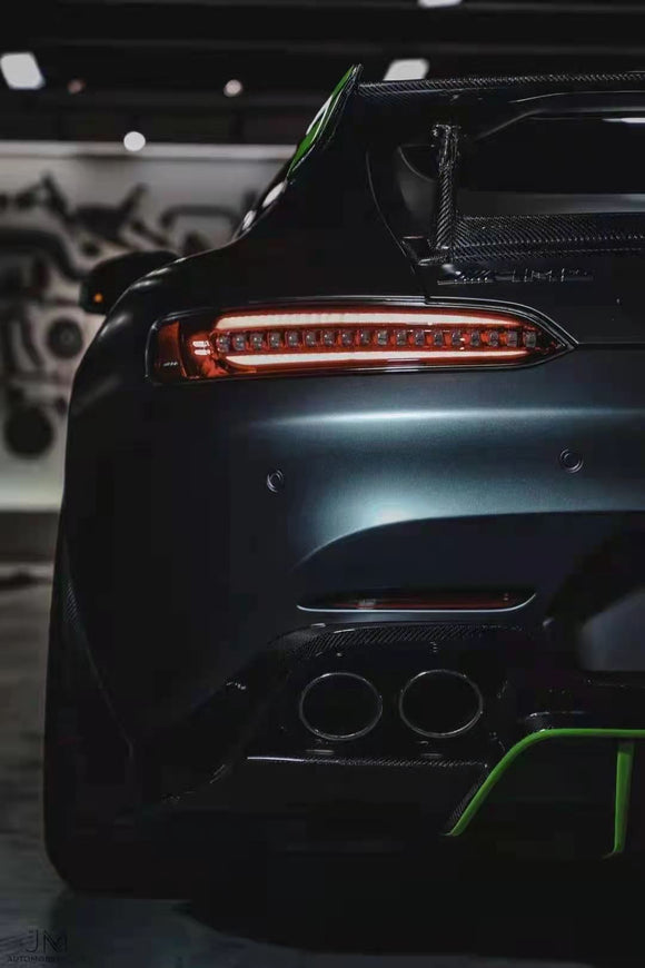 Paktechz Carbon Fiber Rear Diffuser Ver.1 for Mercedes benz AMG GT GTS C190 2015-2021