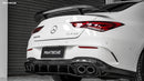 Paktechz Carbon Fiber Rear Spoiler Wing for CLA250 CLA35 CLA45 AMG 2014-ON CLA Class C117 C118-5