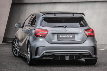 Paktechz Mercedes Benz A45 W176 Carbon Fiber Diffuser (incl. F1 Light) - 0