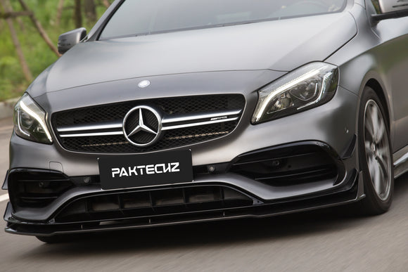 Paktechz Mercedes Benz A45 W176 Carbon Fiber Front Lip