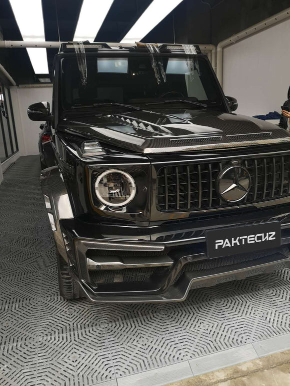 Paktechz Mercedes Benz G-Class Dry Carbon Fiber Front Bumper