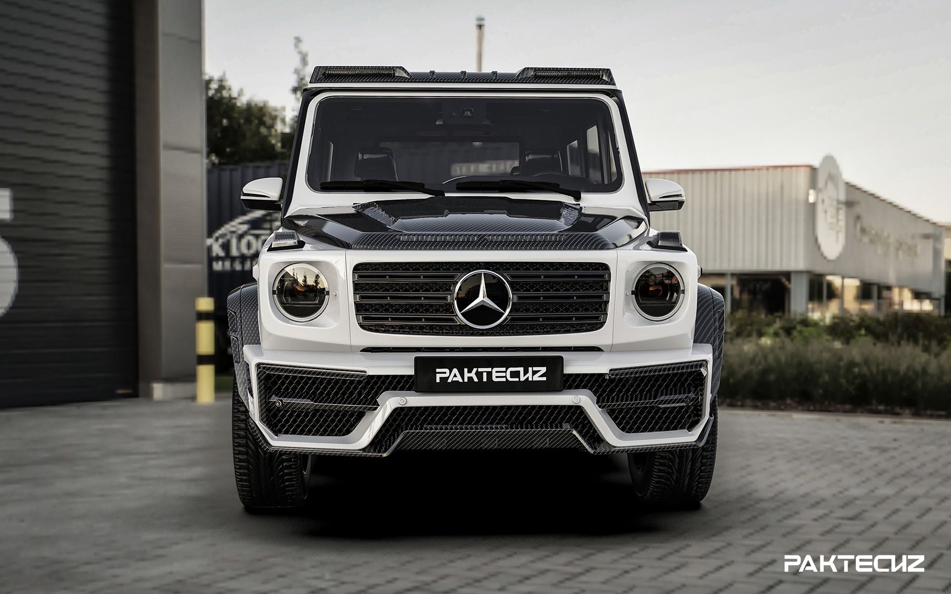 Paktechz Mercedes Benz G-Class Dry Carbon Fiber Front Spoiler