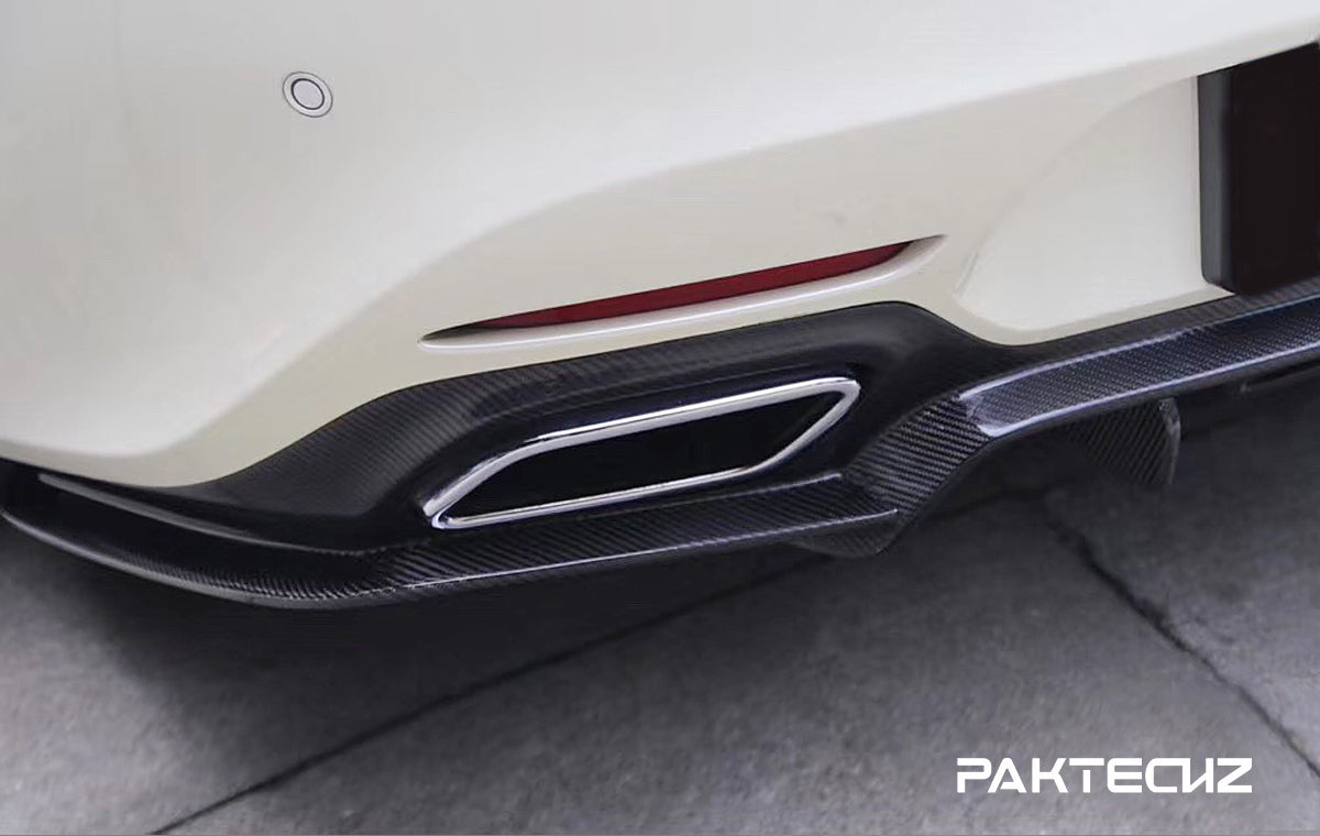 Paktechz Carbon Fiber Rear Diffuser Ver.2 Mercedes benz AMG GT/GTS C190 2015-2017