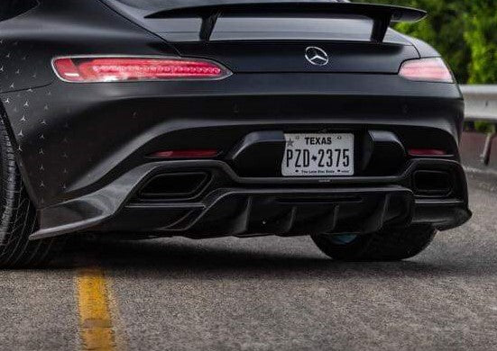 Paktechz Carbon Fiber Rear Diffuser Ver.1 for Mercedes benz AMG GT GTS C190 2015-2021