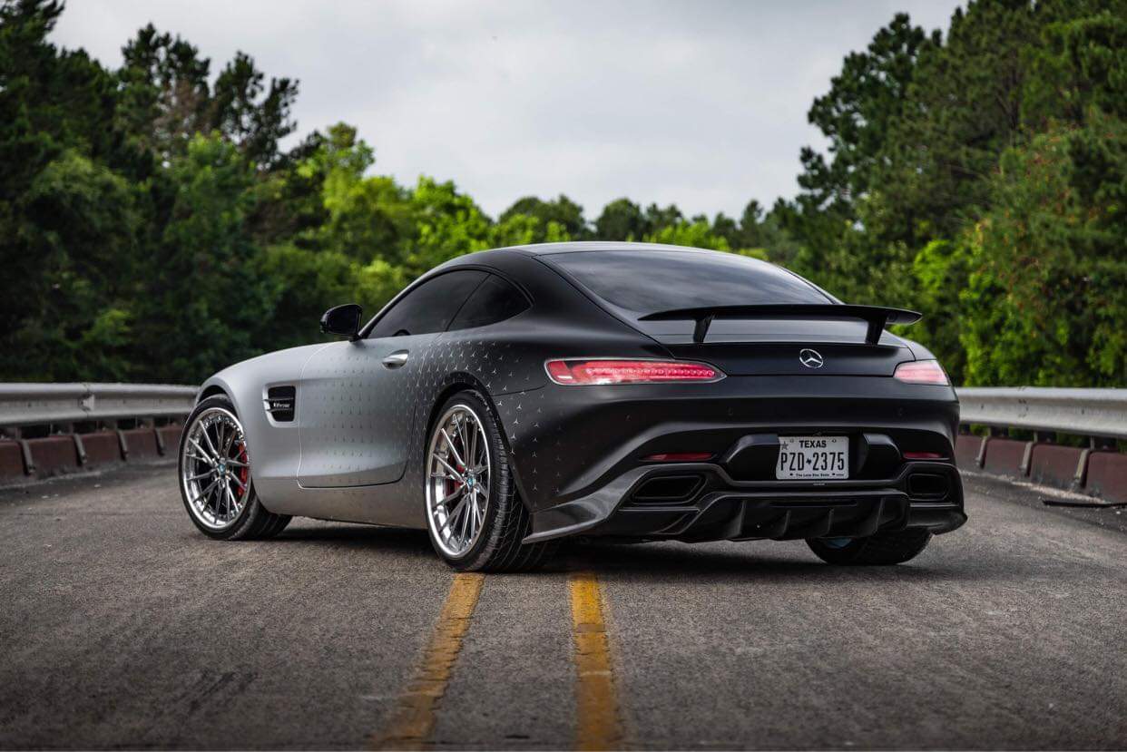 Paktechz Carbon Fiber Rear Diffuser Ver.1 for Mercedes benz AMG GT GTS C190 2015-2021