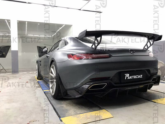 Paktechz Carbon Fiber Rear Diffuser Ver.1 for Mercedes benz AMG GT GTS C190 2015-2021
