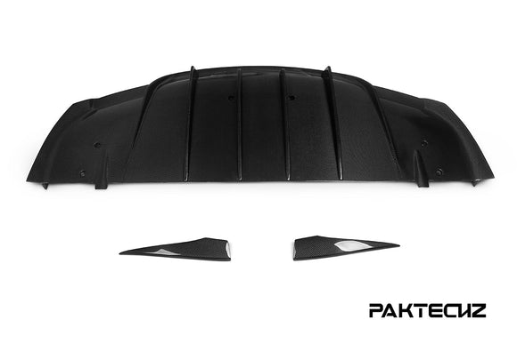 Paktechz Carbon Fiber Rear Diffuser Ver.1 for Mercedes benz AMG GT GTS C190 2015-2021