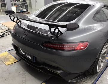 Paktechz Carbon Fiber Rear Spoiler Wing Ver.1 For Mercedes benz AMG GT/GTS/GTC C190