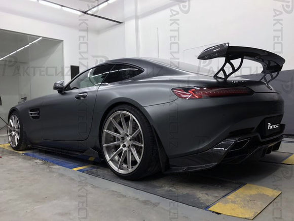 Paktechz Carbon Fiber Rear Spoiler Wing Ver.1 For Mercedes benz AMG GT/GTS/GTC C190