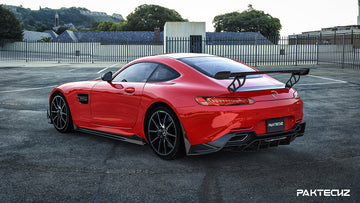 Paktechz Mercedes benz AMG GT GTS C190 Ver.1 Carbon Fiber Side Skirts 2015-2021 - 0