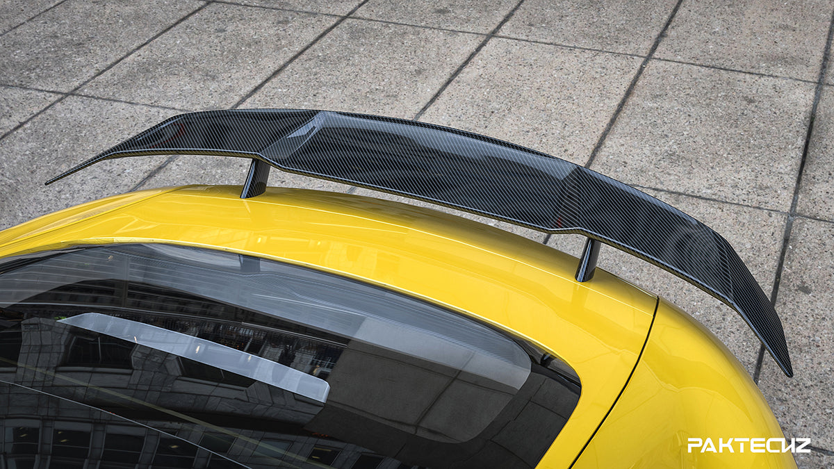 Paktechz Carbon Fiber Rear Spoiler Wing Ver.2 for Mercedes benz AMG GT GTS GTC C190 2015-2021