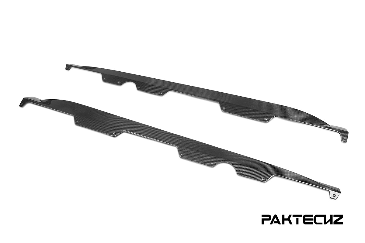 Paktechz Carbon Fiber Side Skirts Ver.2 Mercedes benz AMG GT/GTS C190 2015-2019-8