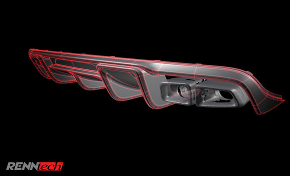 RENNtech | Carbon Fiber | Rear Diffuser | 218 - CLS Class