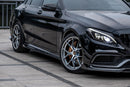 TAKD Carbon Dry Carbon Fiber Front Lip for Mercedes Benz W205 C63 C63S 2015-ON Coupe 2 Door Sedan 4 Door-3