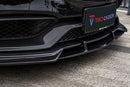 TAKD Carbon Dry Carbon Fiber Front Lip for Mercedes Benz W205 C63 C63S 2015-ON Coupe 2 Door Sedan 4 Door-1