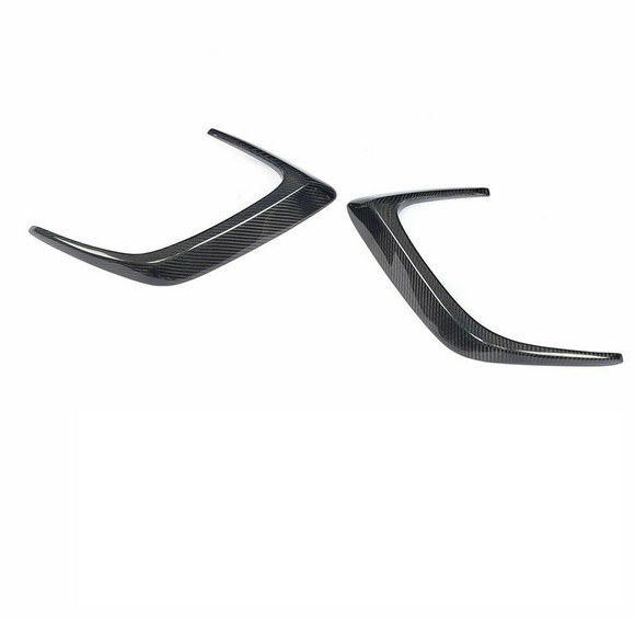 Aero Republic Carbon Fiber Rear Bumper Canards Valences Trim For W205 C300 C43 C63 AMG Coupe Sedan 2 Door 4 Door 2015-ON