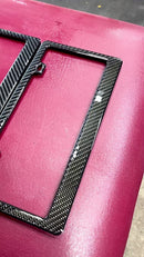 Carbon Fiber license plate covers-7