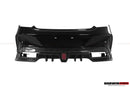 2015-2018 Mercedes Benz C-Class Coupe IMP Style Partial Carbon Fiber Rear Bumper-1