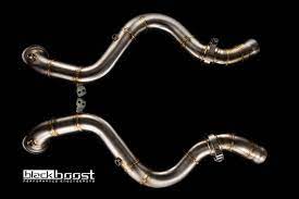 BlackBoost W205 C63(s) Catless Downpipes - 0