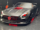 CMST Tuning Carbon Fiber Clear View Tempered Glass Transparent Hood Black Series Style for Mercedes Benz C190 AMG GT GTS GTC GTR-17