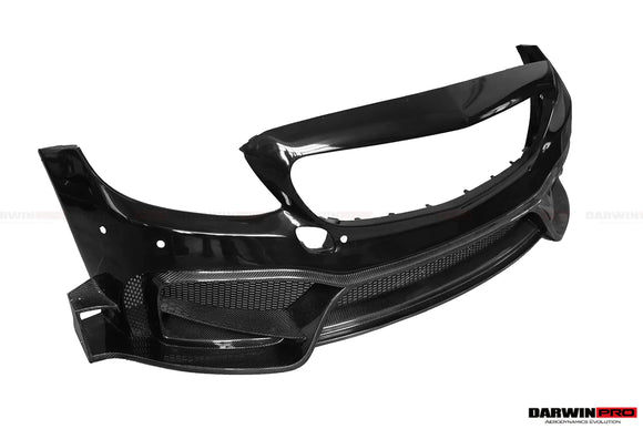 2015-2021 Mercedes Benz W205 C63/S AMG Sedan IMP Style Partial Carbon Fiber front bumper