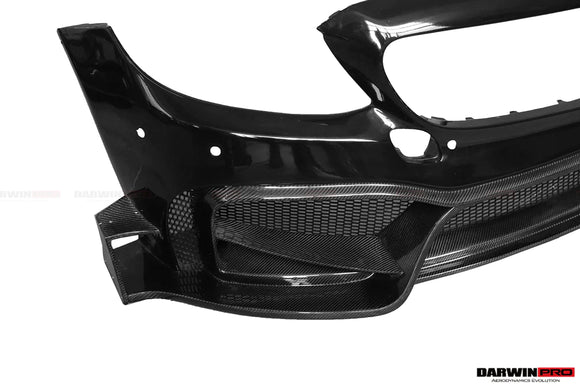 2015-2021 Mercedes Benz W205 C63/S AMG Sedan IMP Style Partial Carbon Fiber front bumper