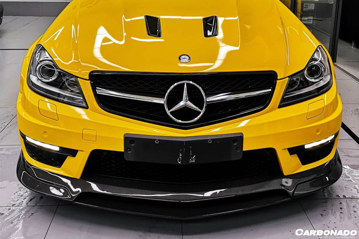 2012-2014 Mercedes Benz W204 C63 AMG Carbon Fiber Front Lip