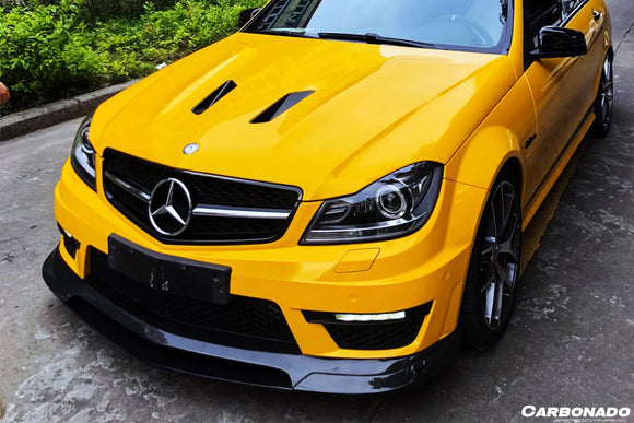 2012-2014 Mercedes Benz W204 C63 AMG Carbon Fiber Front Lip