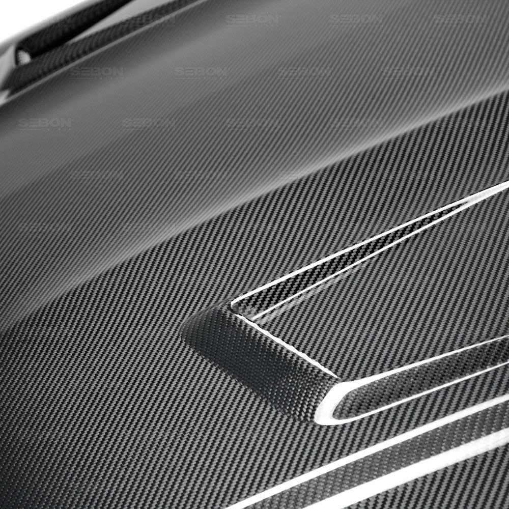 GT-STYLE CARBON FIBER HOOD FOR 2012-2014 MERCEDES BENZ C-CLASS