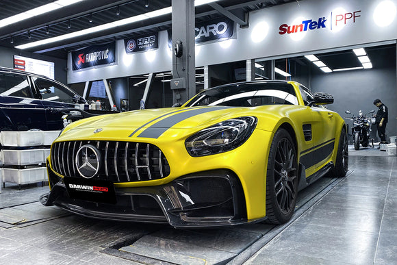 2017-2020 Mercedes Benz AMG GT/GTS/GTC IMP Style Partial Carbon Fiber Front Bumper