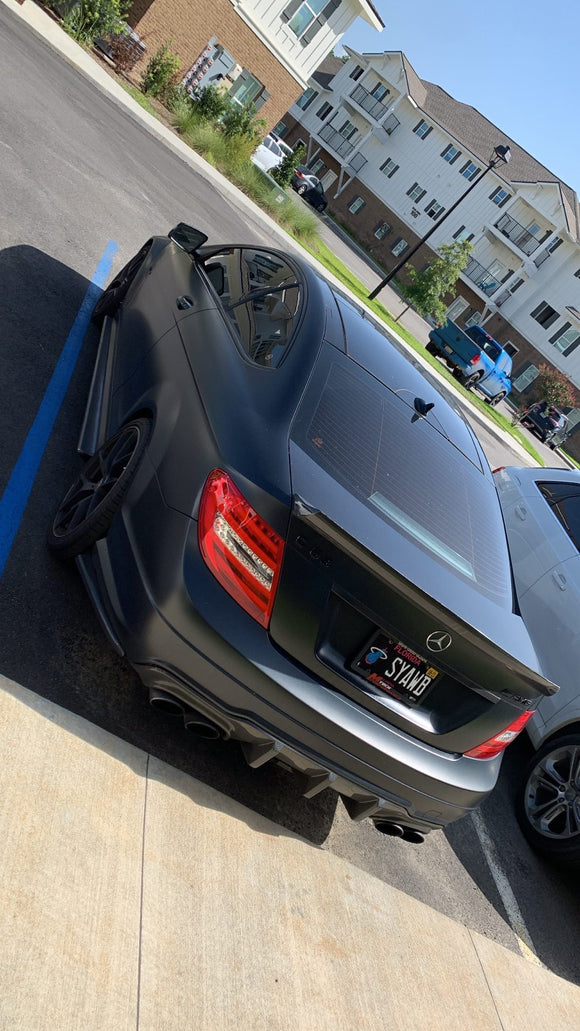W204 C63 OEM + Style Rear DIffuser 12-14