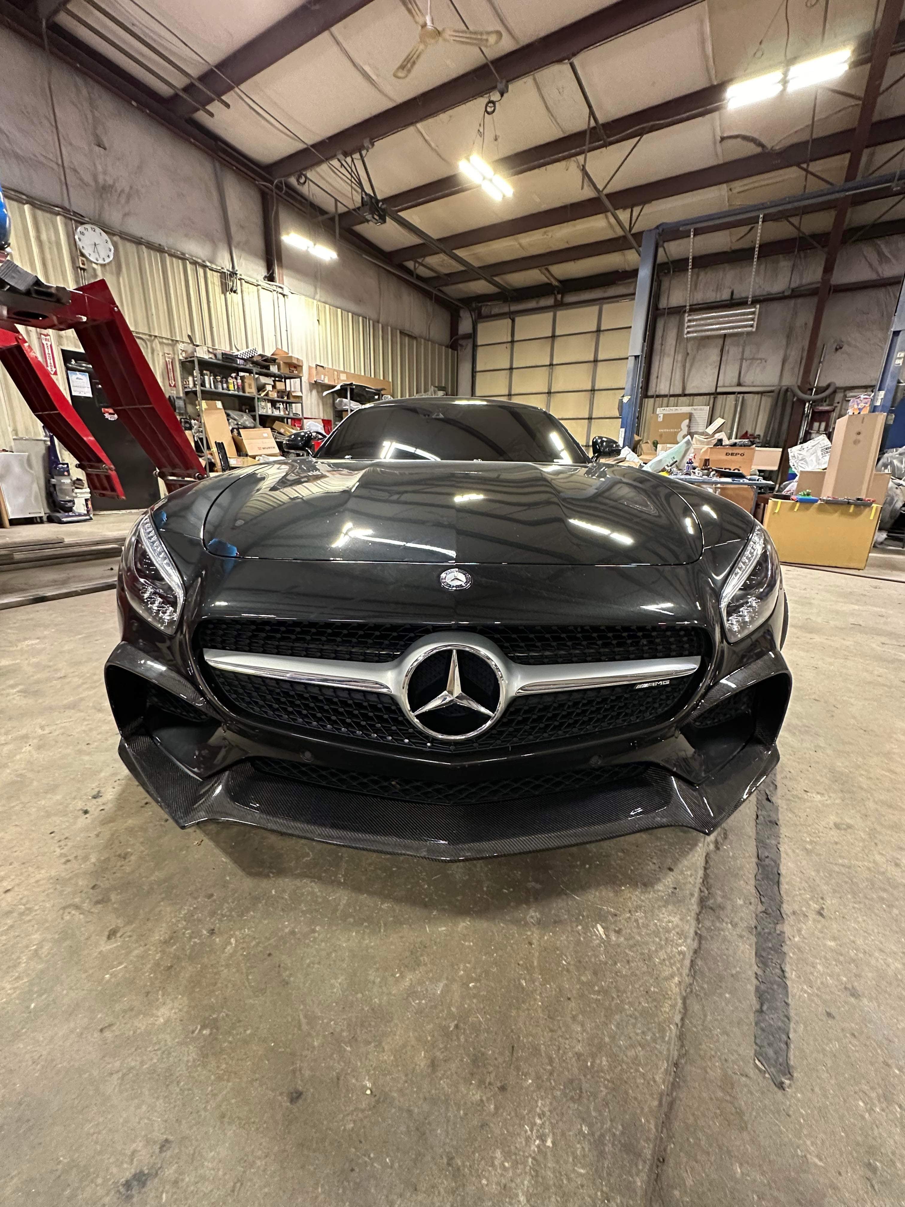 Carbon Fiber Front Lip for Mercedes Benz AMG GT S