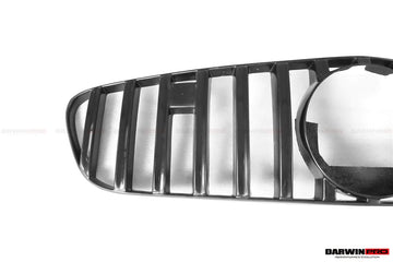 2017-2020 Mercedes Benz AMG GT/GTS/GTC IMP Style Carbon Fiber Grill (For Active Cruise Control Bumper) - 0