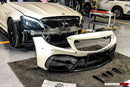 2015-2021 Mercedes Benz W205 C63/S AMG Coupe IMP Style Partial Carbon Fiber Front-6