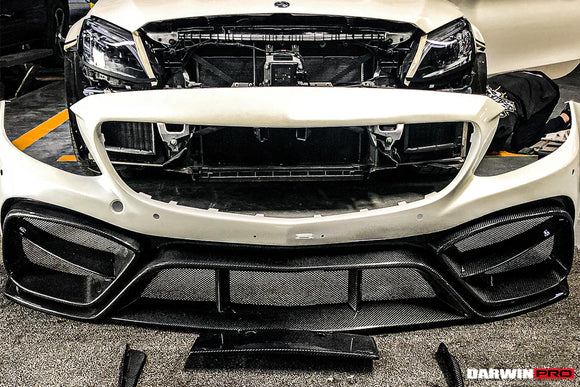 2015-2021 Mercedes Benz W205 C63/S AMG Coupe IMP Style Partial Carbon Fiber Front