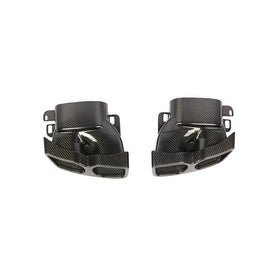 Carbon Fiber W205 Exhaust tips - 0