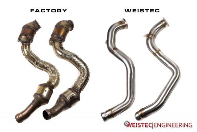 M177 Downpipes Weistec, C63s 4L V8-1
