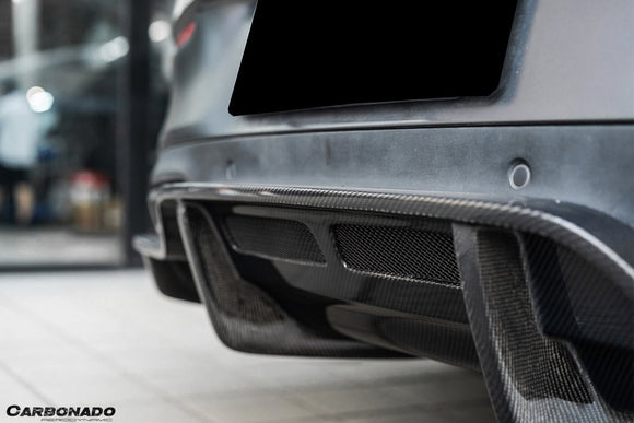2015-2018 W205 C63/S AMG Coupe PS Style Rear Diffuser