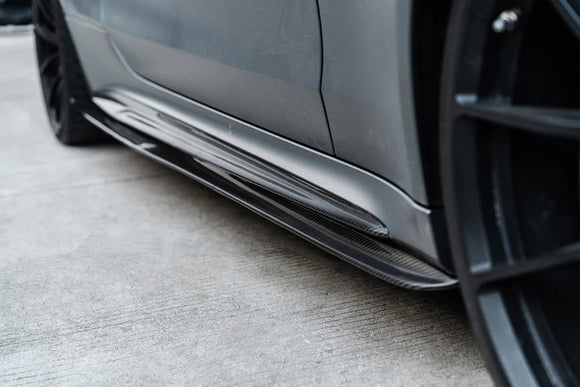 2015-2021 Mercedes Benz C-Class W205 Coupe PS Style Side Skirts