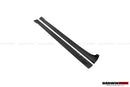 2012-2014 Mercedes Benz W204 C Class Coupe DP Style Carbon Fiber Side Skirts-1