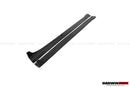 2012-2014 Mercedes Benz W204 C Class Coupe DP Style Carbon Fiber Side Skirts-2